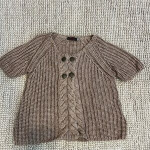 CATIMINI Metallic cardigan EUC. Sz. 8